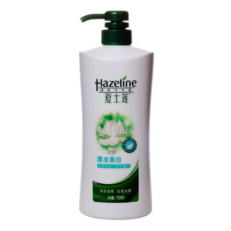 【天猫超市】Hazeline/夏士莲 清凉美白沐浴乳750ml 沐浴露 美白