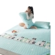 Máy rửa Tencel Ruanxi ba mảnh nước đá có thể gập lại lụa mat mat mùa hè máy lạnh 1.8m 1,5m giường - Thảm mùa hè