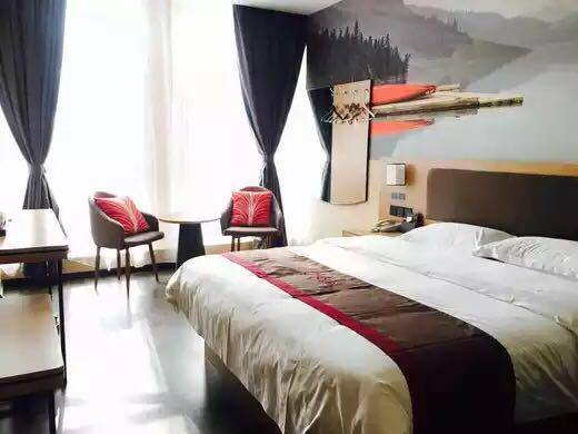 Shangguest Youselect Shandong Liaocheng Railway Station Shop View Grand-bed Room