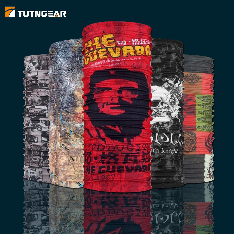 Touteng outdoor turban neck cover variable magic riding turban flying scarf lengthened 60cm moisture absorption sunscreen cover collar