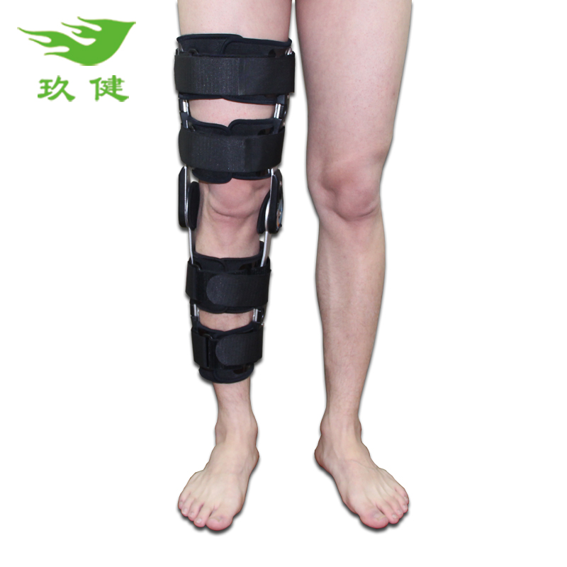玖健 膝关节 固定支具 骨折韧带 手术康复可调膝关节支架矫正HT