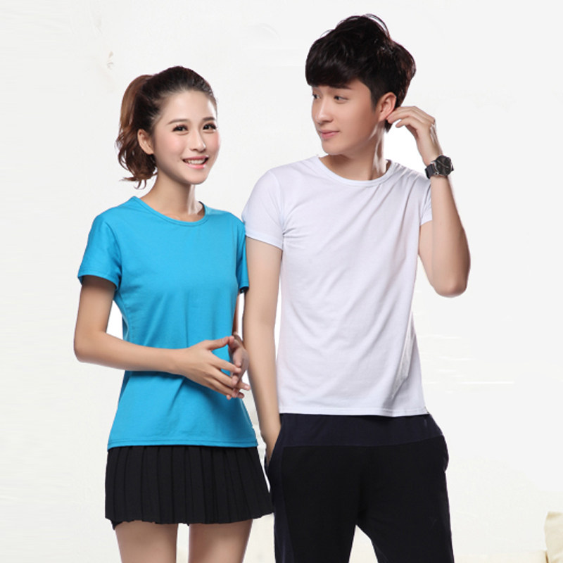 Summer T-shirt round collar men's men's and women's short sleeves T-shirt event Expo Culture Shirt print logo The undershirt