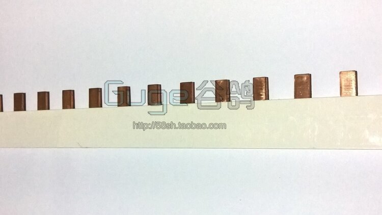 (Red copper) export type C45 busbar high current busbar 1P 150A 180A 200A section 2*16