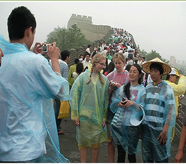 户外旅行旅游一次性雨衣便携式雨衣透明雨披 自驾游汽车用品超市
