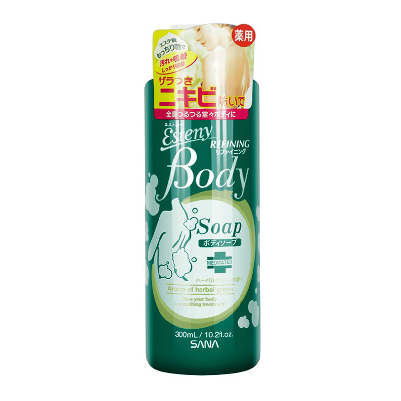 SANA莎娜 美背防粉刺痘痘专用叶绿素沐浴露300ml