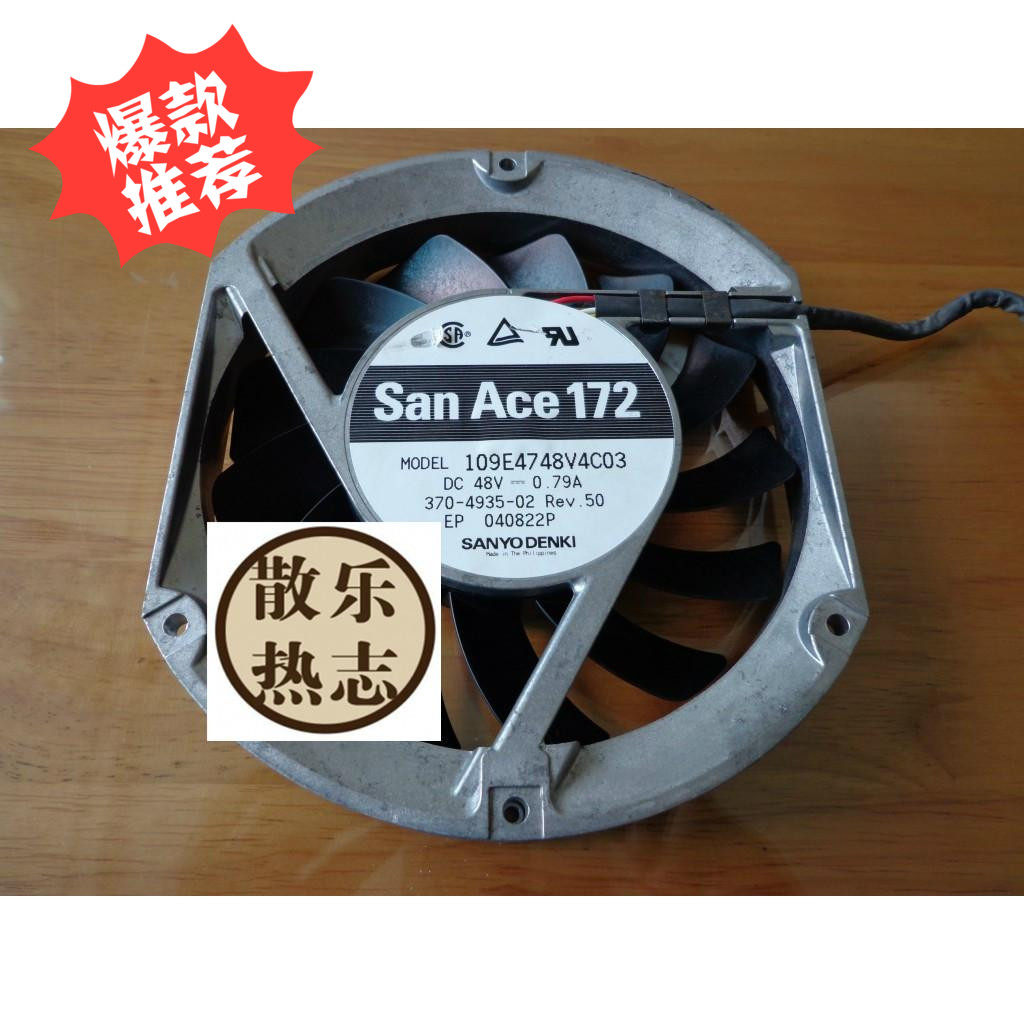 Original San Ace 172 48V 0 79A 109E4748V4C03 17025 high air volume cooling fan