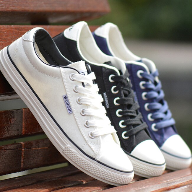 Spring and summer pull back breathable canvas shoes men's youth trend Korean version of casual men's shoes student cloth shoes daily shoes men