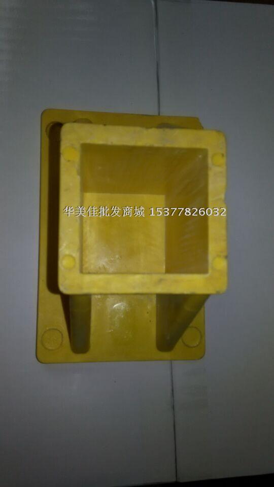 50 fibreglass square tube moulded base electric plating plant special glass fiber resistant acid pH resistant square tube bottom seat