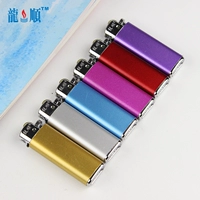 Cá tính retro kim loại đá lửa nhẹ đá mài bánh xe bơm hơi ròng rọc câm mini nhẹ hơn bat lua