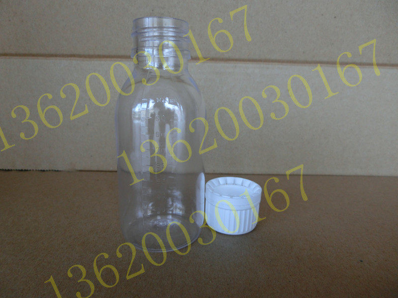 100ml Plastic Transparent Scale Round Bottle Sample Bottle Split bottle Medical bottle PET burglar-proof bottle