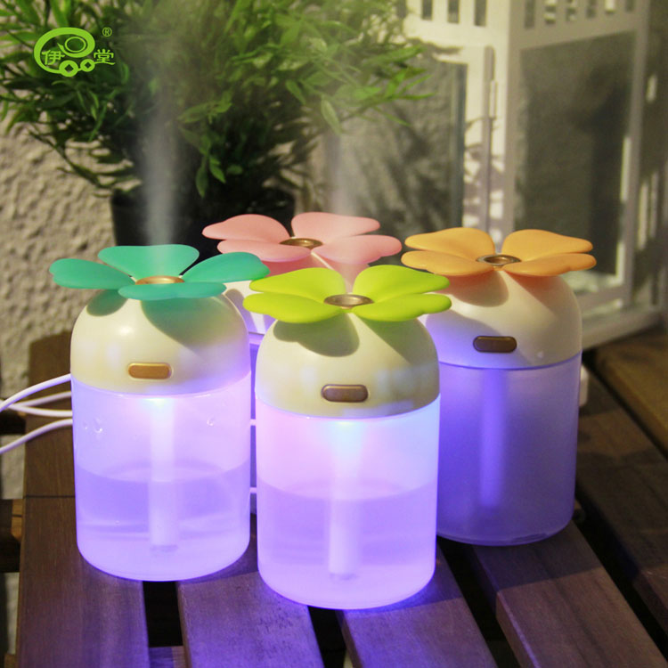 Clover Colorful Night Light Humidifier USB Humidifier Silent Air Purifier Color Humidifier