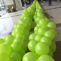 Apple green balloon white fruit green gas wedding photo balloon matte balloon wedding wedding room decoration