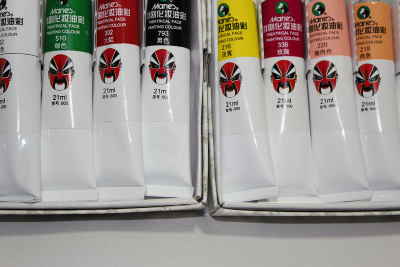 Special offer Marley drama makeup oil color Body painting Face paint Drama Peking Opera Sichuan Opera paint 21ml