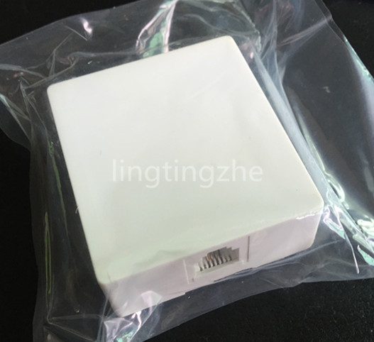 High quality RJ11 telephone junction box gold plated telephone connector 2 two-core 4 four-core telephone socket