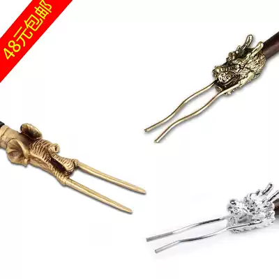 Southern Japan iron pot old iron pot raw iron pot Special Iron Pot Clip accessories tea ceremony tea set faucet iron pot fork