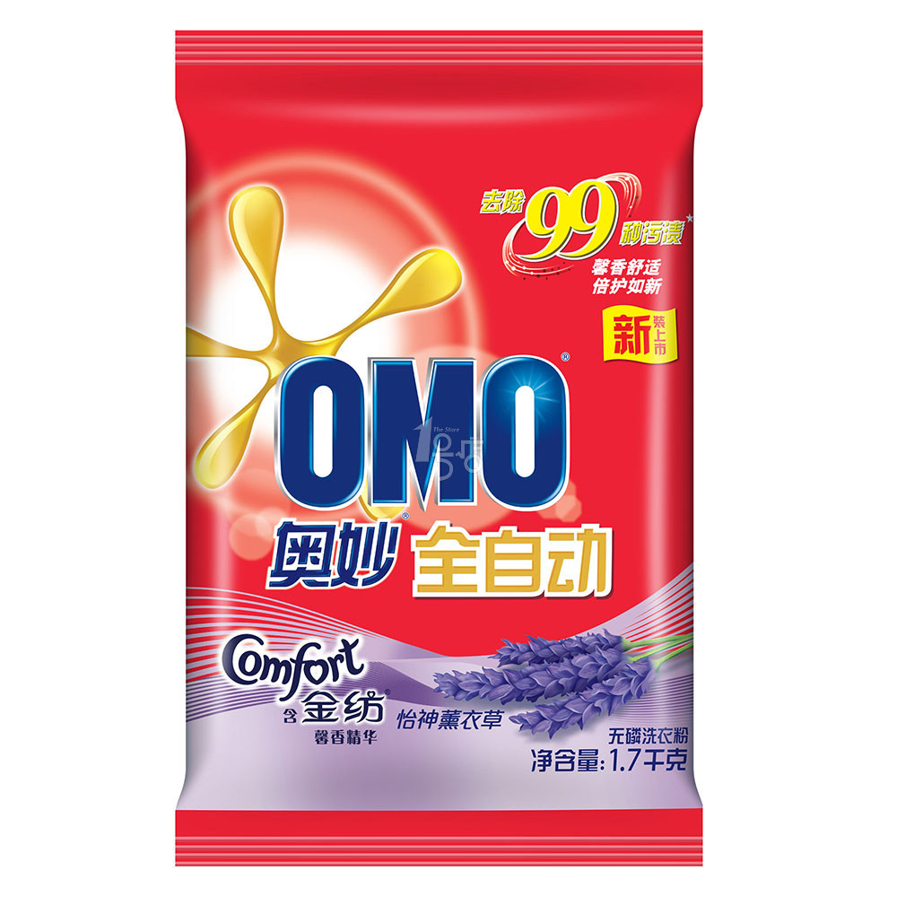 OMO  奥妙全自动含金纺馨香精华无磷洗衣粉 1.7kg 奥妙洗衣粉无磷