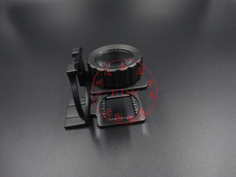 Metal cloth mirror jewelry antique watch repair scale three fold 20 times magnifying glass watch repair mirror