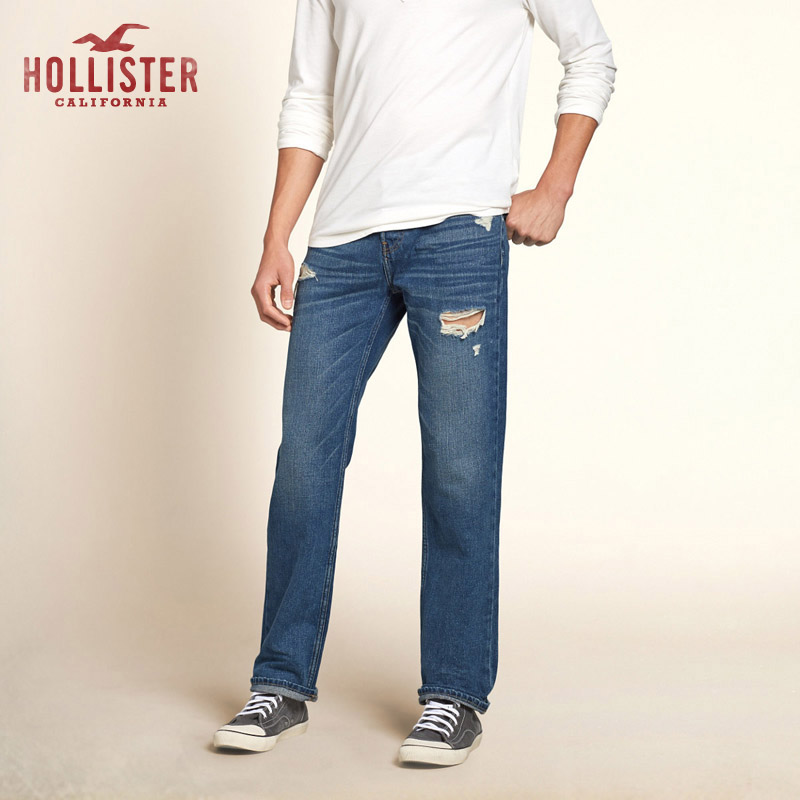Hollister 经典直筒牛仔裤 男 84735
