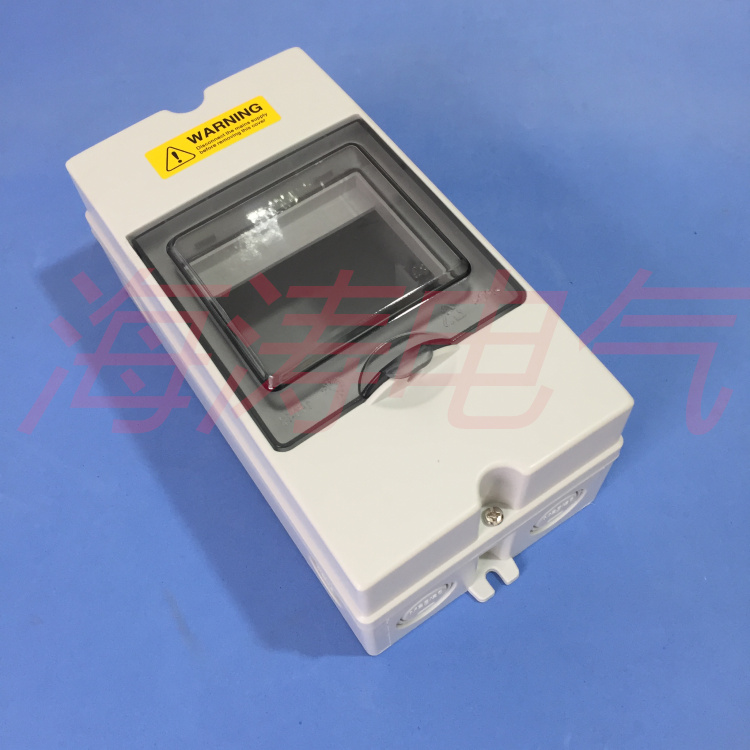 4-bit waterproof distribution box, household distribution box, surface mounted lighting distribution box, waterproof switch box, 4p open box