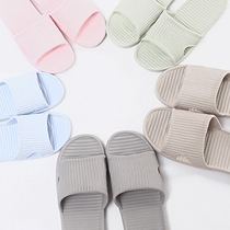 Japanese sandals Summer indoor home bathroom soft and skid couple bathroom household slippers children
