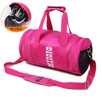 Special fitness bag womens sports portable travel bag mens round bucket bag yoga bag short-distance diagonal luggage bag training bag