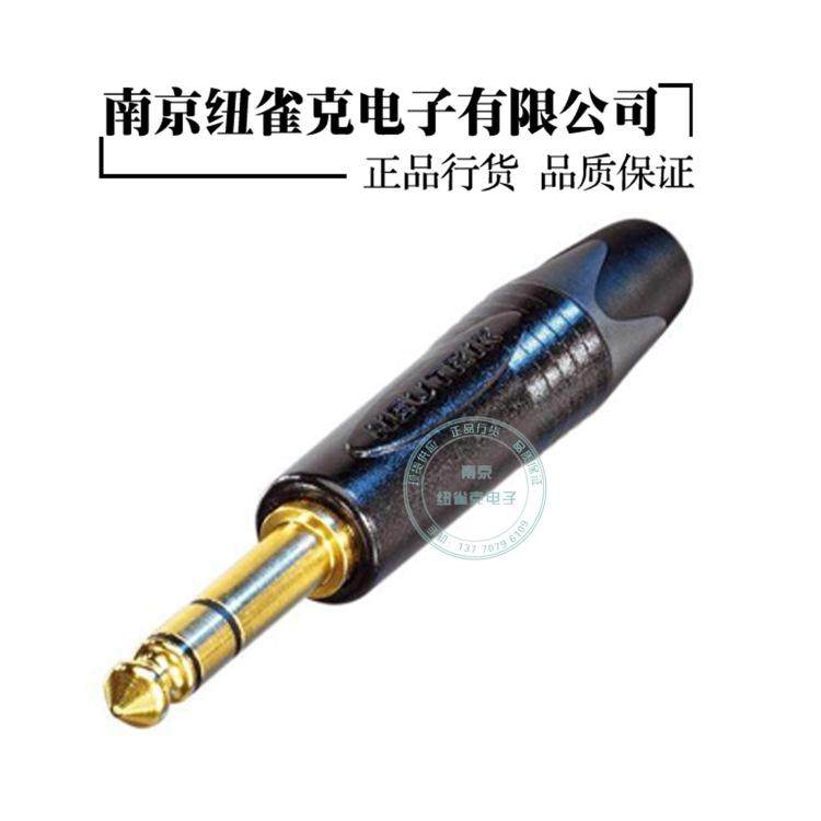 NEUTRIK big three core 6 35 stereo jack head black gold plated NP3X-B