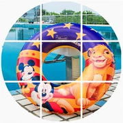 Chuyến tham quan đảo mùa hè nóng bỏng Vòng bơi Mickey mới Trẻ em Bơi Vòng bơi người lớn