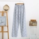 Mùa xuân và mùa hè quần cotton pyjama nam mỏng dệt vải ngủ cotton quần cotton nhà quần thanh niên điều hòa không khí quần kích thước lớn