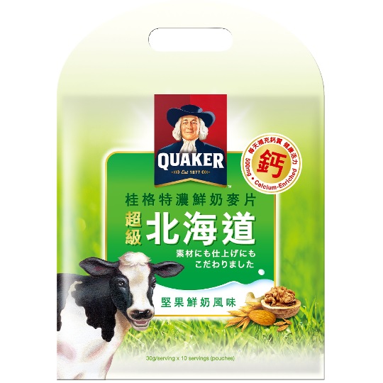 桂格 坚果超级麦片(30gx10包)QUAKER台湾官网直邮进口