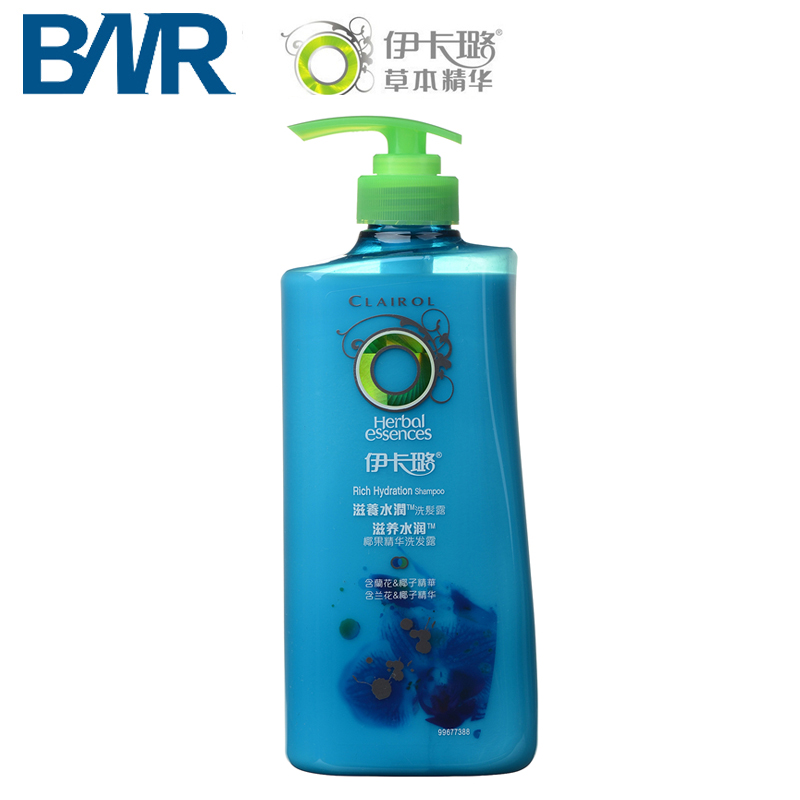伊卡璐滋养水润兰花椰果精华洗发水750ML/355ML滋养干枯受损发质