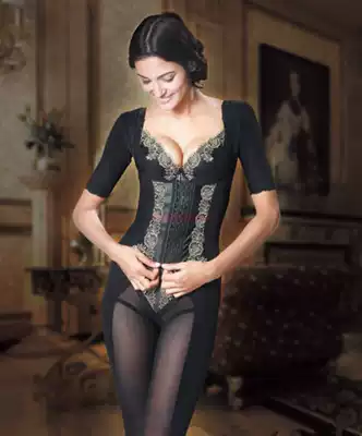 Beauty salon body manager Heli Landi mold body shaping top Short sleeve middle sleeve nine-point long bundle pants for women