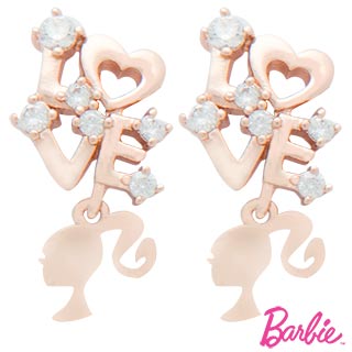 【Barbie芭比】芭比 - LOVE耳环 PayEasy官网直邮