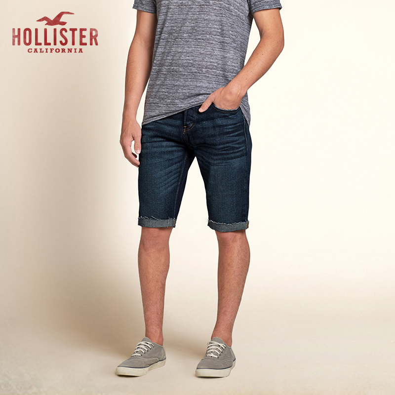 Hollister 经典款牛仔短裤 男 84690