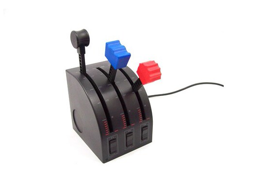 Airplane throttle valve Saitek usb rocker