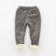 Zhou Da quần áo bé gái cộng với quần nhung mùa đông quần cotton màu quần bé hoang mặc ngoài thủy triều quần nhung bé trai Quần