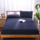 Giường cotton Bông đơn mảnh Phong cách Nhật Bản không in hai lớp sợi cotton bao gồm 1,8 nệm nệm 1,2m1,5 mét 	ga chun trải giường 2mx2m2	 Trang bị Covers