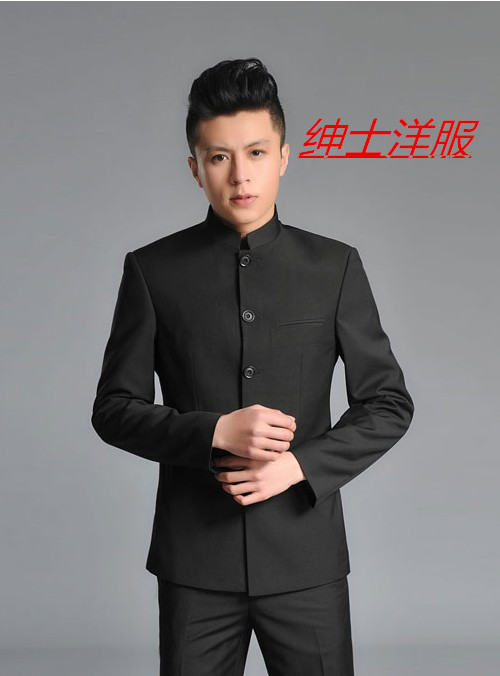 Customized wedding dress suit for men married groom dress Han edition business dress suit suit