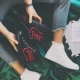 Giày nam phong cách Harajuku mùa thu và mùa đông Giày vải cao cổ điển Sinh viên Hàn Quốc hoang dã đánh bại giày trượt patin gió Hồng Kông
