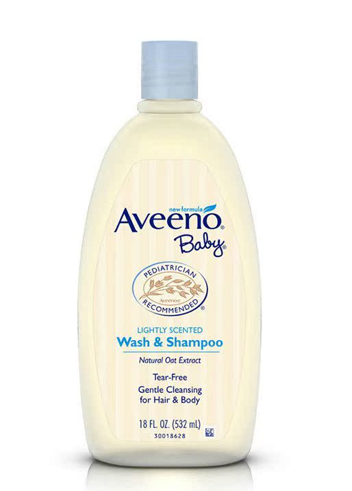 美国原装Aveeno Baby艾维诺婴儿天然燕麦洗发沐浴露二合一 532ML