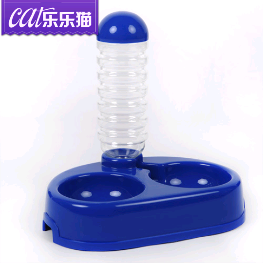 猫咪双用碗 狗碗水碗狗食盆防滑碗自动喂水器 宠物饮水器饮水机