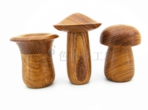 Home Accessories Fashion Home Decoration African Huanghua pear toothpick cans Handmade Fashion Features Small Woodware