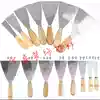Jintao 12345 inch wood handle batch soil knife Cleaning blade thickened putty knife scraper powder wall small blade iron