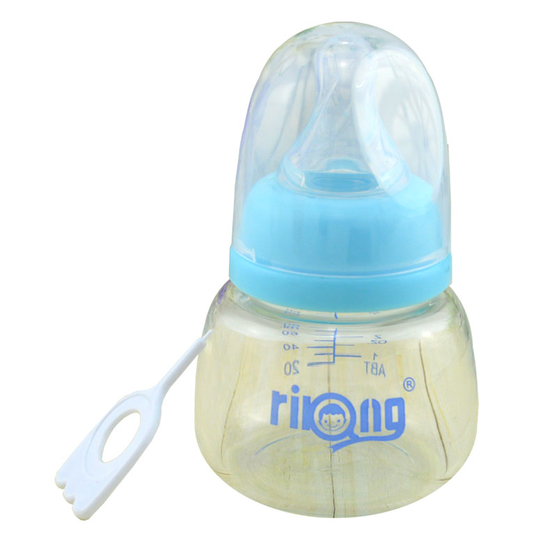 日康婴儿用品 宝宝玻璃果汁瓶 标准口径果汁奶瓶80ml RK3057