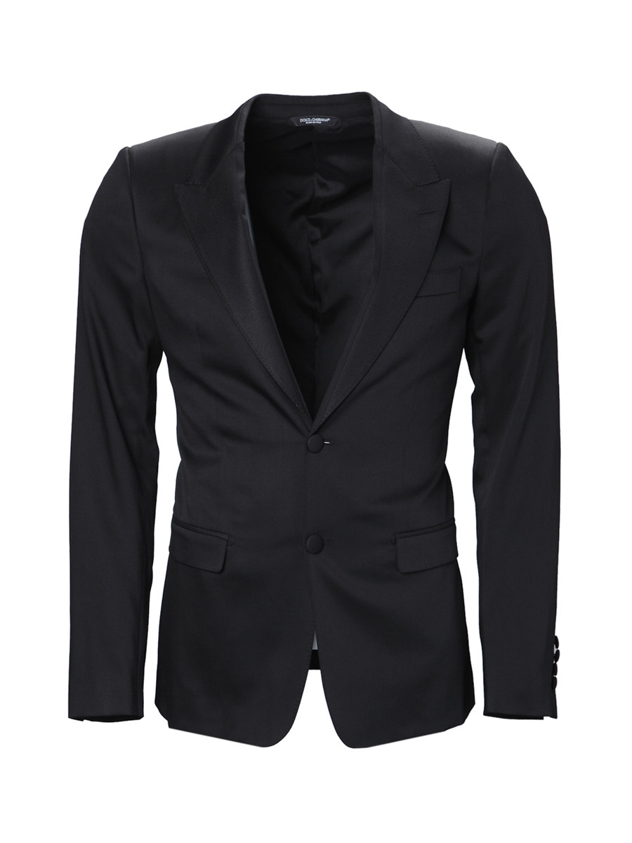 Dolce&Gabbana 黑色戗驳领两粒扣西装