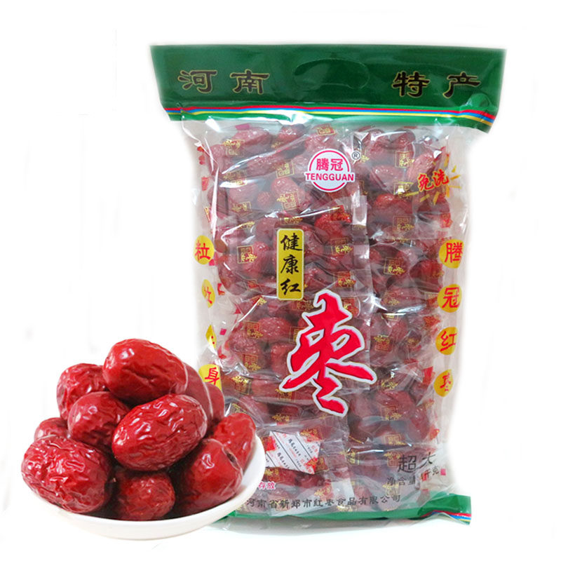 New Zheng Red Date Teng Guan Red Date Health Red Dates Huge 1000 Henan Special Red Date Ready-to-eat