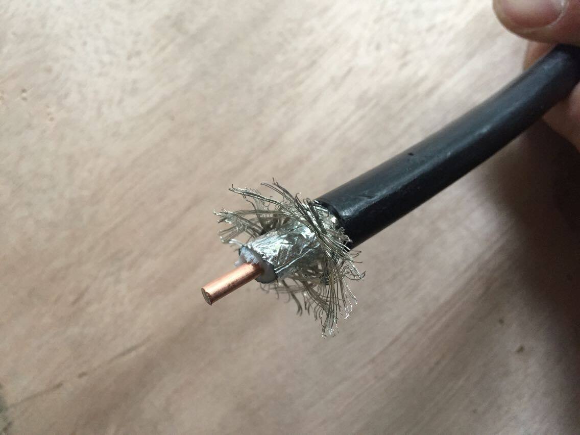 RG8 U radio feeder GPS feeder 50-7 base station wlan bridge soft feeder RG8U radio frequency coaxial cable