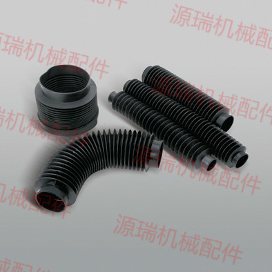 Rubber corrugated telescopic tube Protective sleeve Silicone rubber hose Spark machine oil drain pipe Screw dust cover