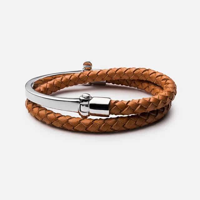 Miansai Rovos Half-Cuff Leather Bracelet African Pride Leather Bracelet