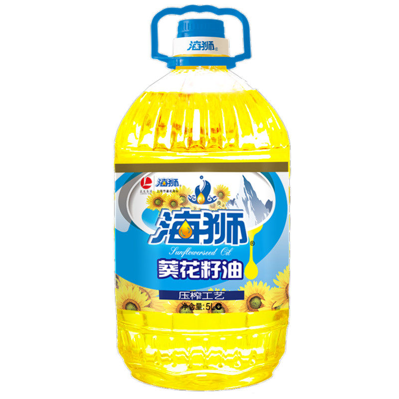 【天猫超市】海狮 葵花籽油5L 食用油压榨工艺品牌保证