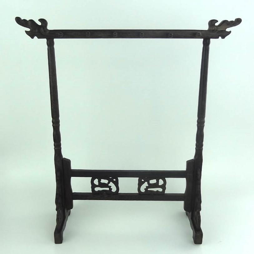 Brush Holder Pen Hanging Wenge Ssangyong Sea Pen Holder 12-pin Pen Holder Four Treasures of the Study